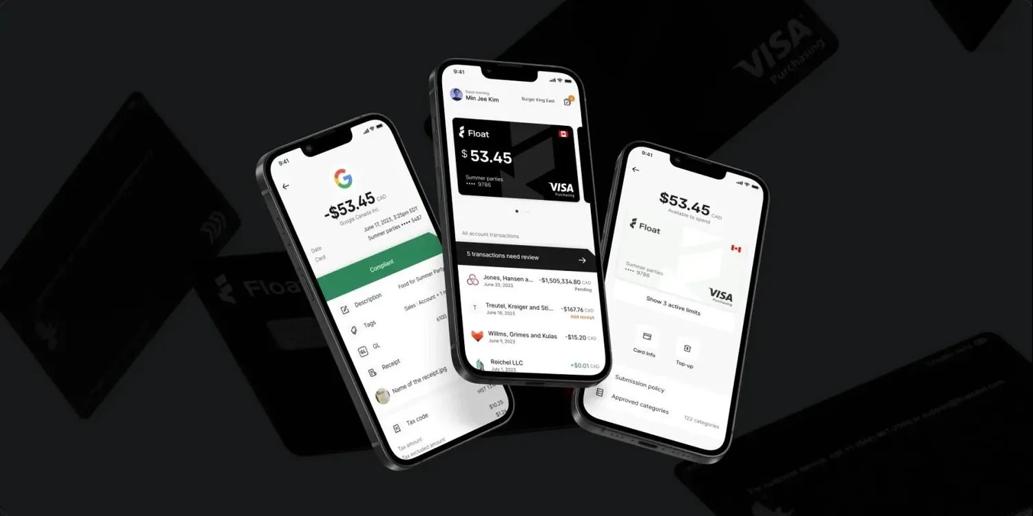 The Float mobile app for business finance